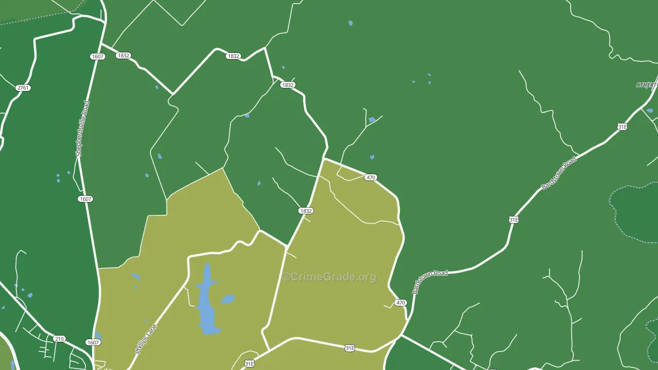 White City, KY Map of Drug-Related Crime Rates