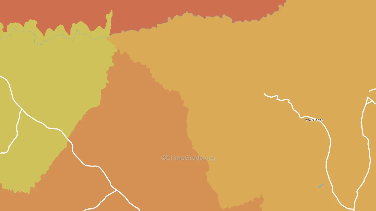 White Clay, AZ Map of Drug-Related Crime Rates