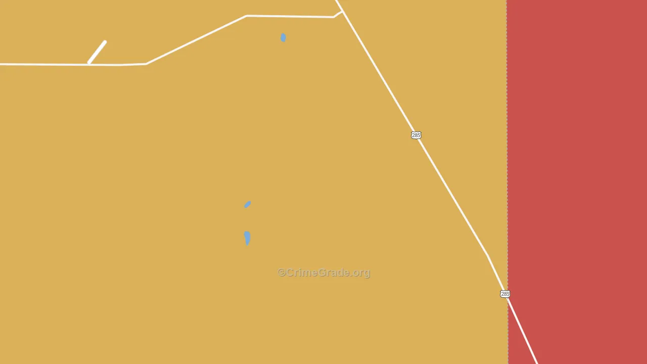 White Lakes, NM Map of Drug-Related Crime Rates