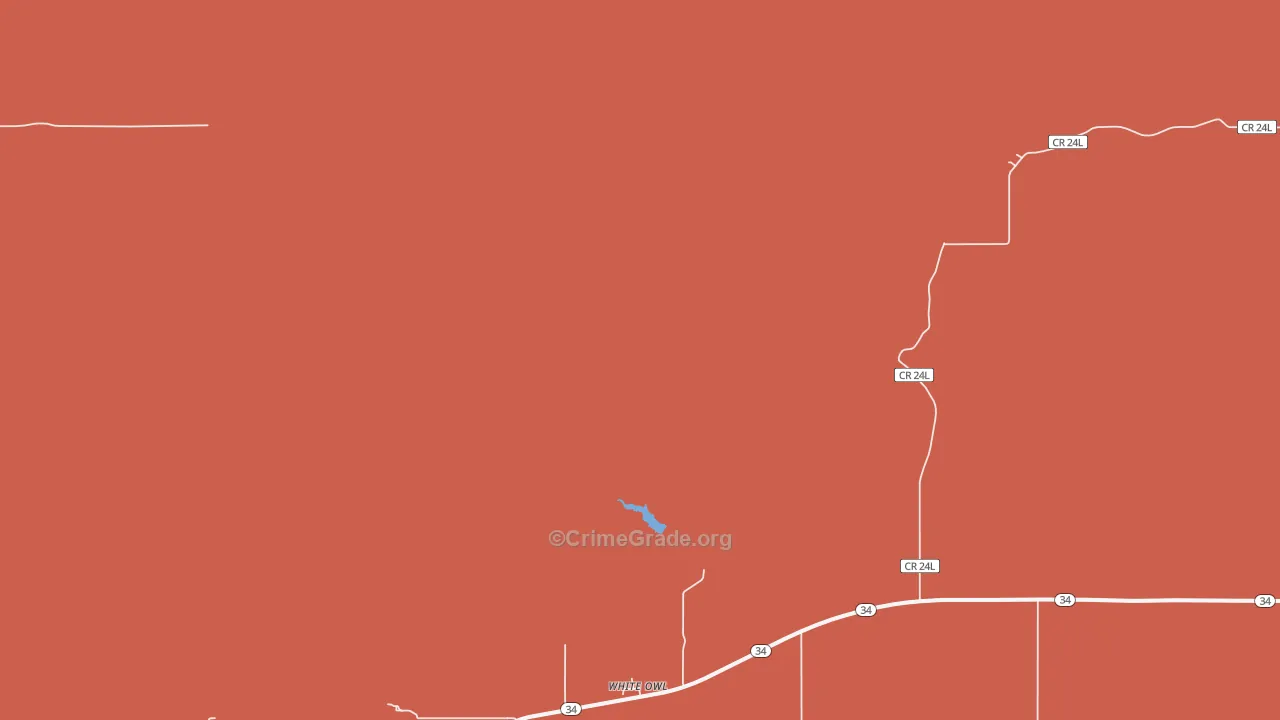 White Owl, SD Map of Drug-Related Crime Rates