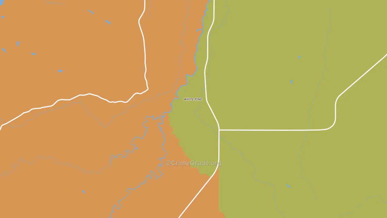 White Pine, MI Map of Drug-Related Crime Rates