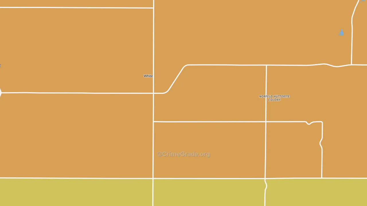 White, SD Map of Drug-Related Crime Rates