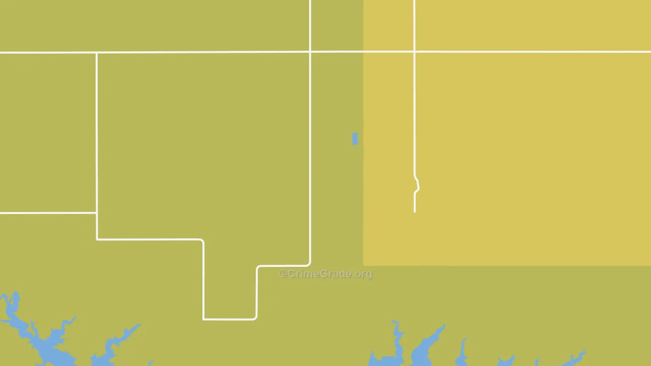 White Shield, ND Map of Drug-Related Crime Rates