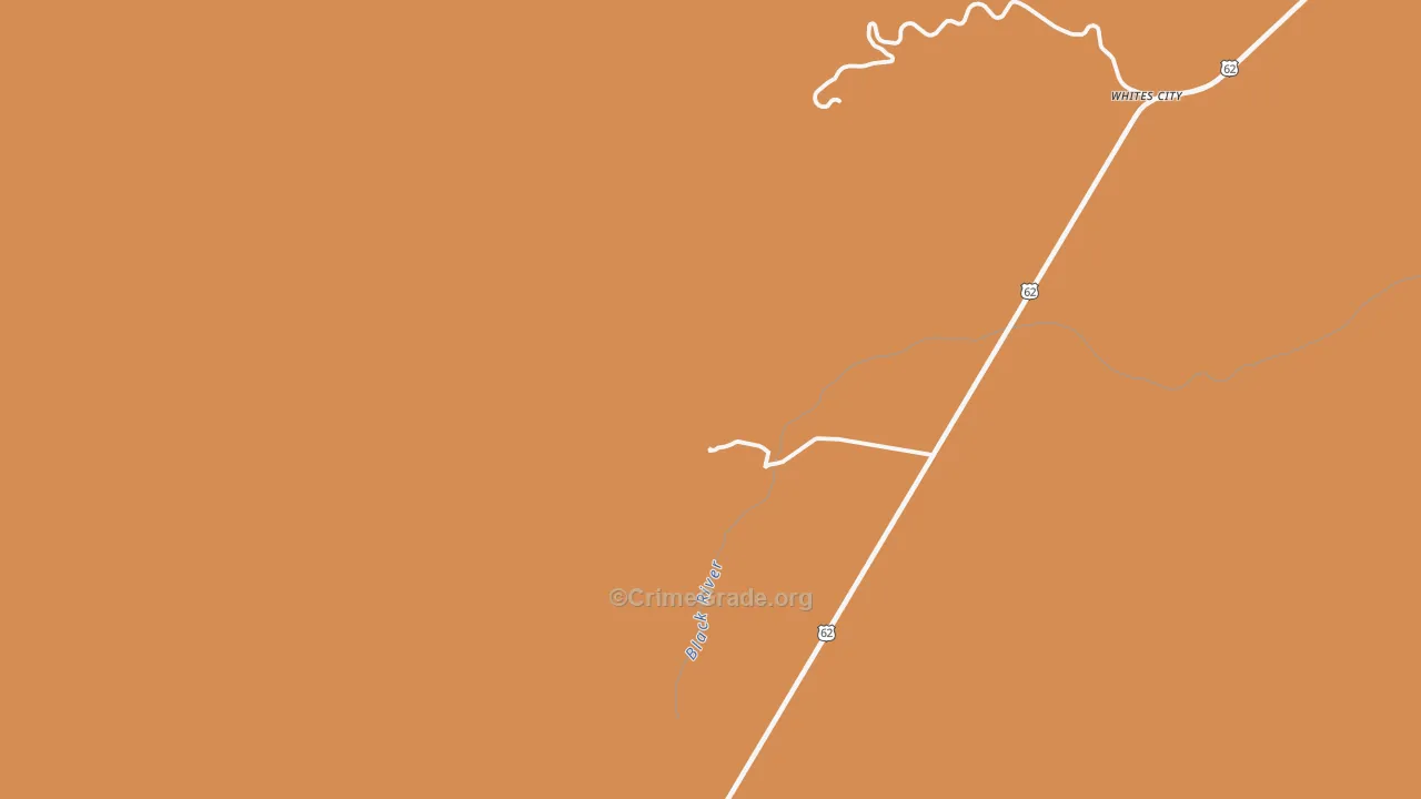 Whites City, NM Map of Drug-Related Crime Rates