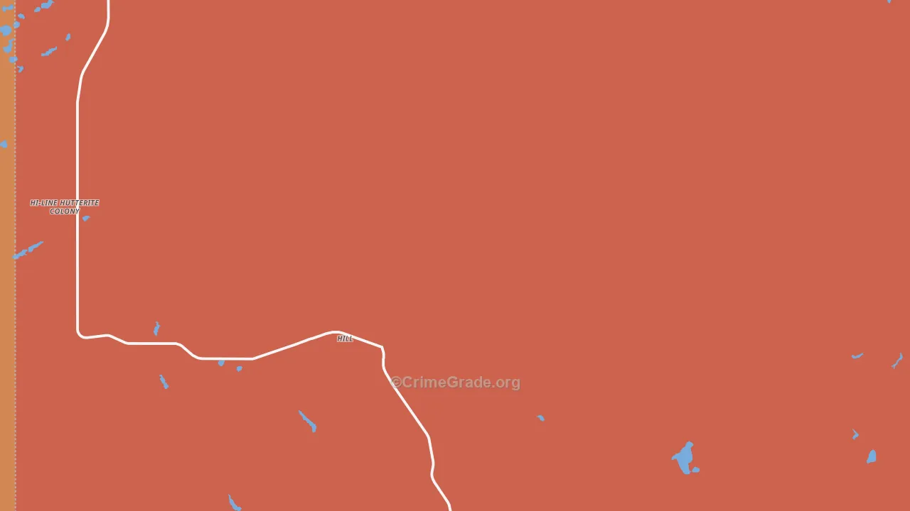 Whitlash, MT Map of Drug-Related Crime Rates