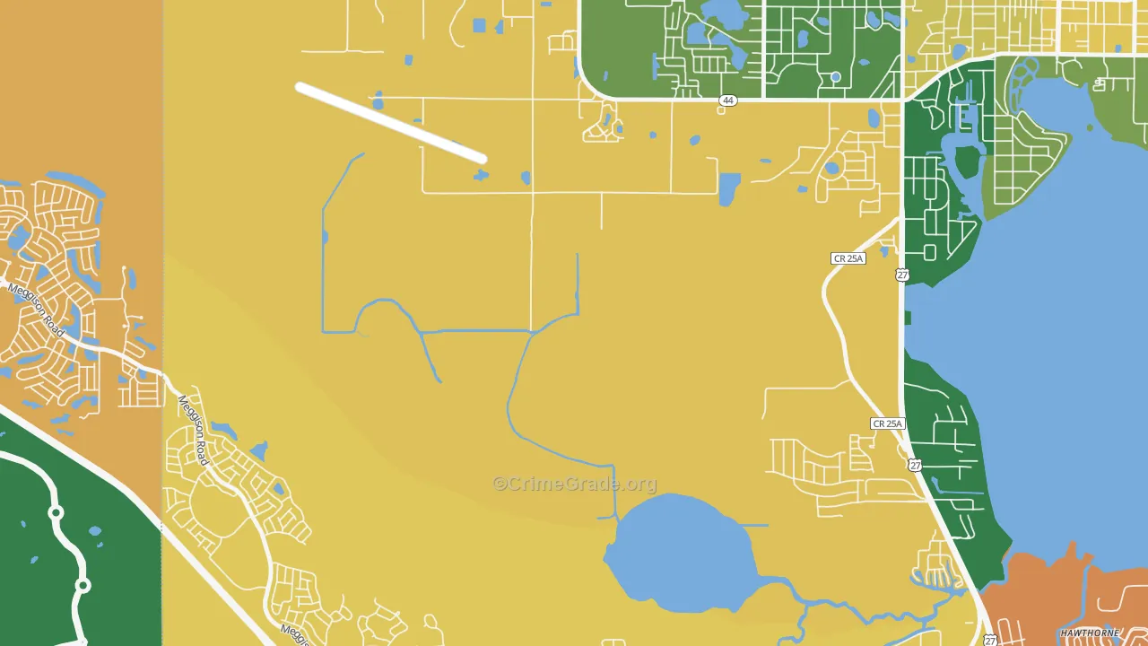 Whitney, FL Map of Drug-Related Crime Rates