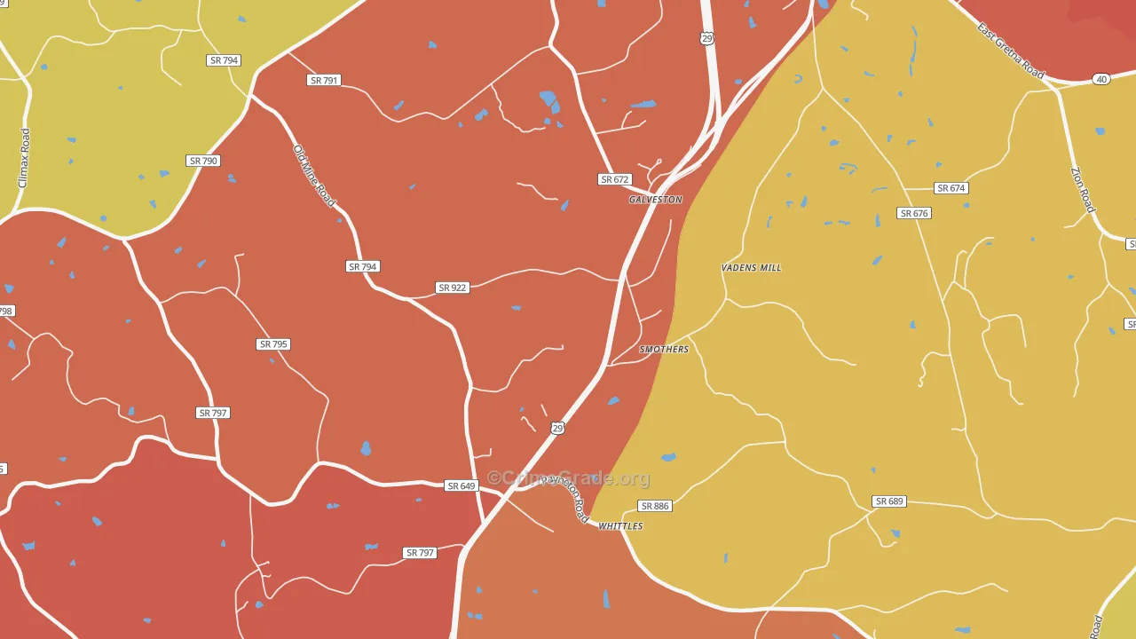 Whittle, VA Map of Drug-Related Crime Rates