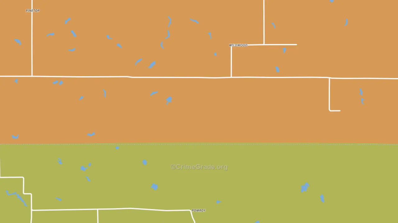 Wildwood, MN Map of Drug-Related Crime Rates