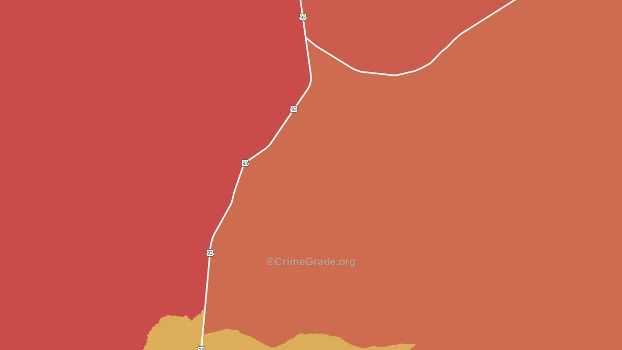 Wilkins, NV Map of Drug-Related Crime Rates