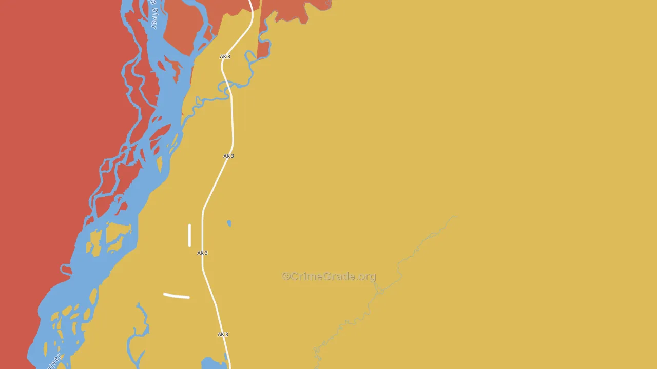 Willow, AK Map of Drug-Related Crime Rates