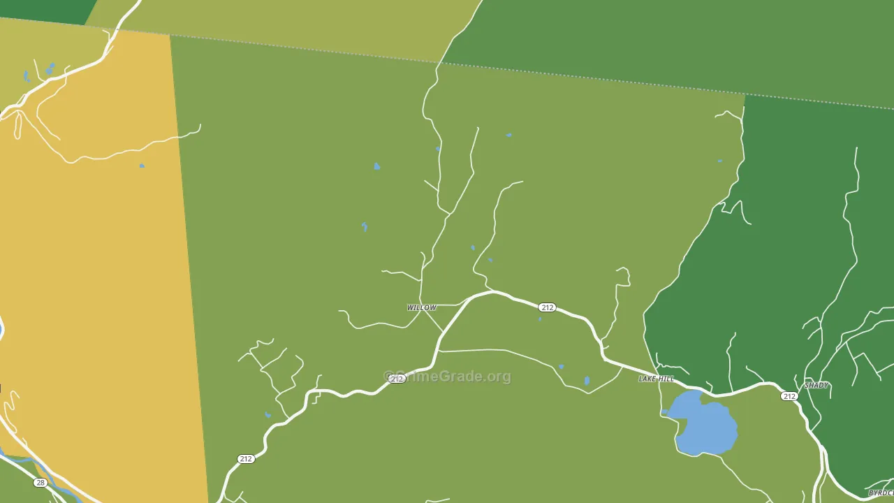 Willow, NY Map of Drug-Related Crime Rates