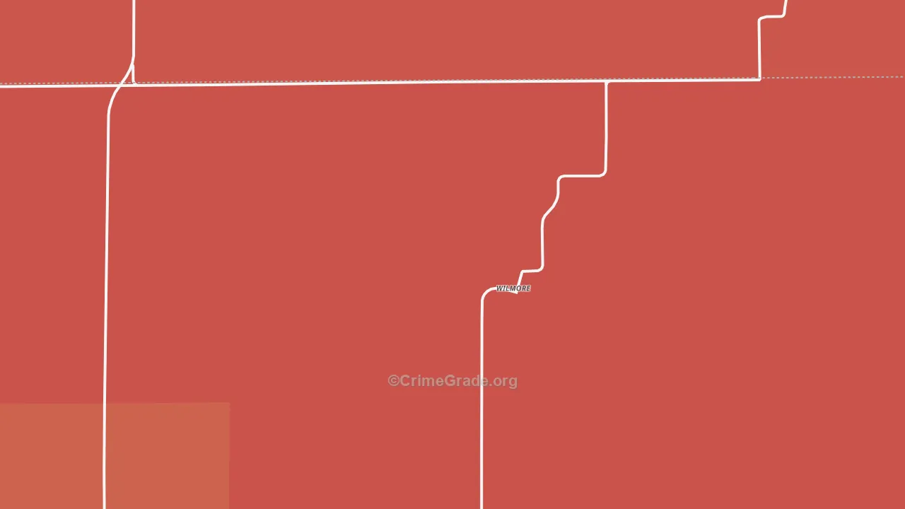 Wilmore, KS Map of Drug-Related Crime Rates