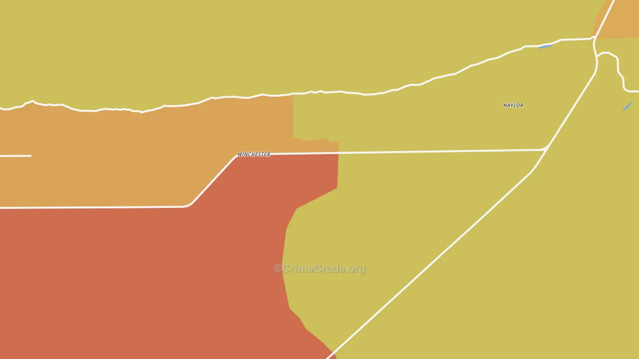 Winchester, WA Map of Drug-Related Crime Rates