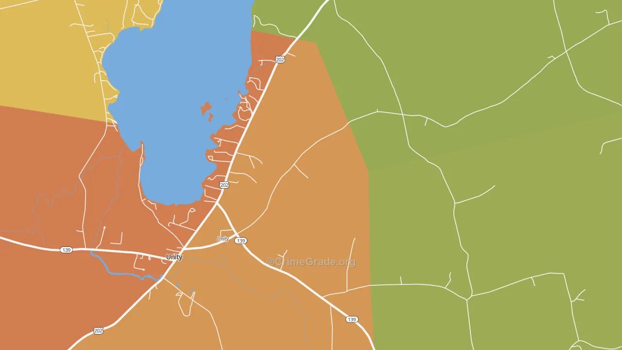 Windemere, ME Map of Drug-Related Crime Rates
