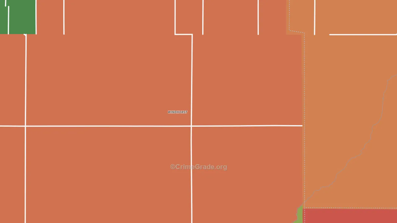 Windhorst, KS Map of Drug-Related Crime Rates