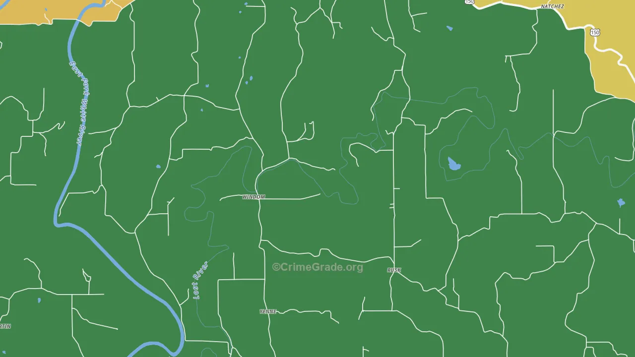 Windom, IN Map of Drug-Related Crime Rates