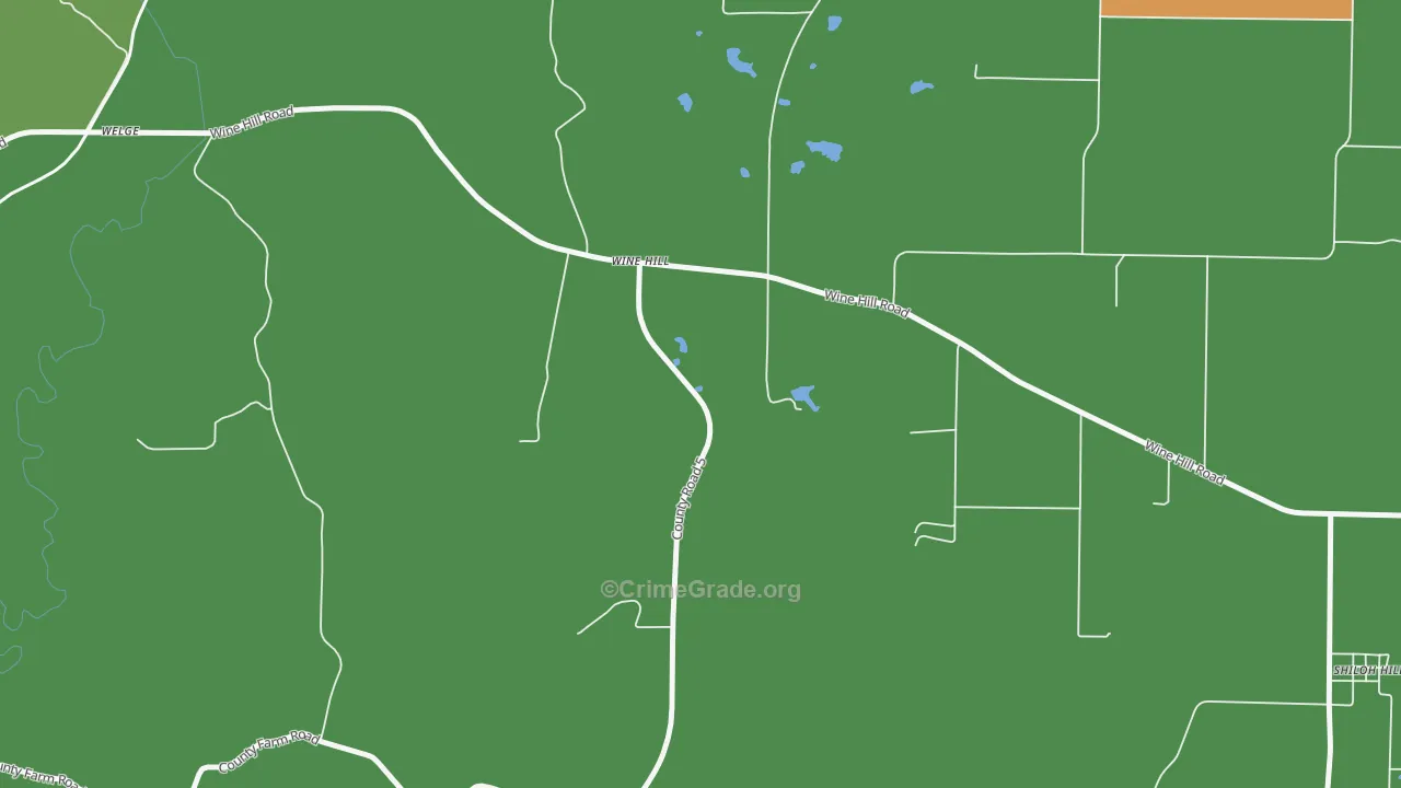 Wine Hill, IL Map of Drug-Related Crime Rates