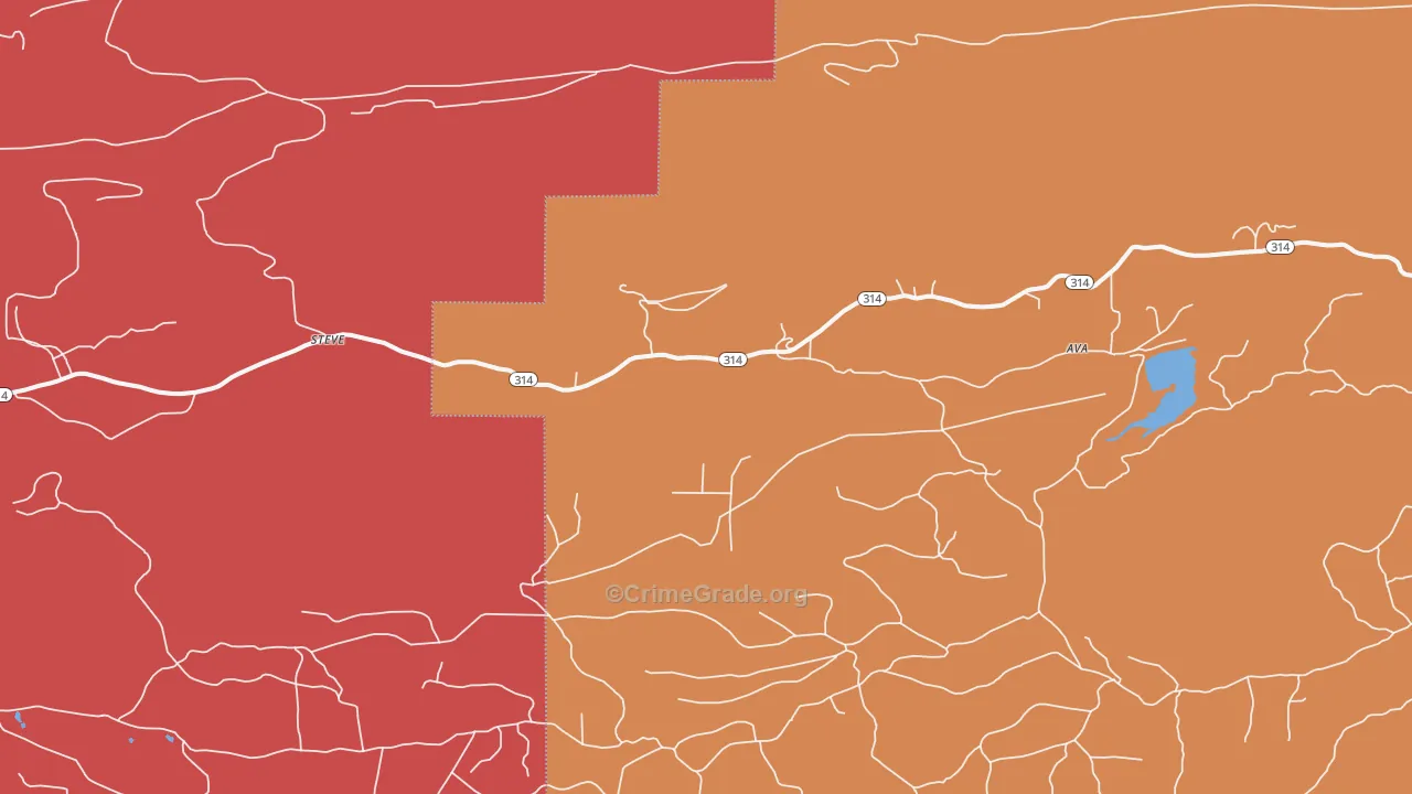 Wing, AR Map of Drug-Related Crime Rates