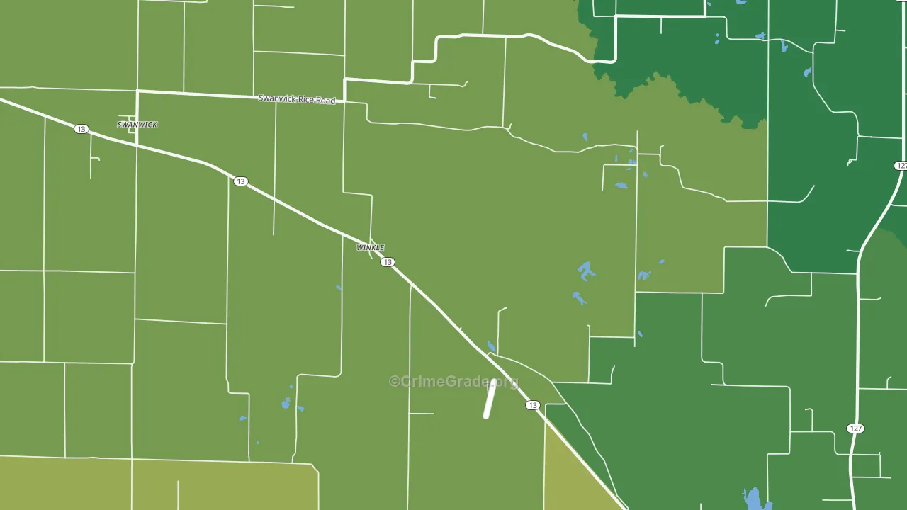 Winkle, IL Map of Drug-Related Crime Rates