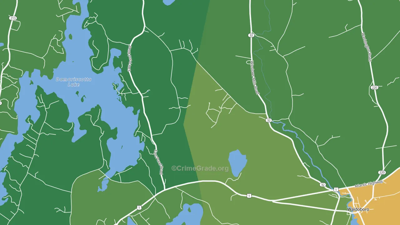 Winslows Mills, ME Map of Drug-Related Crime Rates