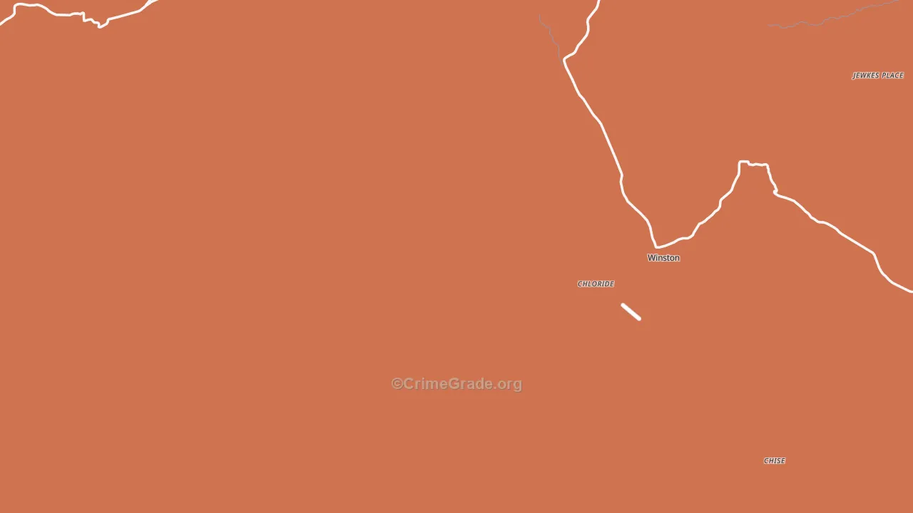 Winston, NM Map of Drug-Related Crime Rates