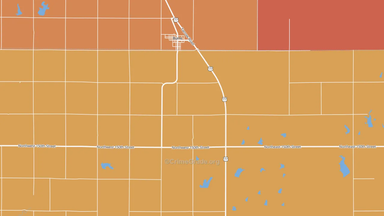 Wonsevu, KS Map of Drug-Related Crime Rates