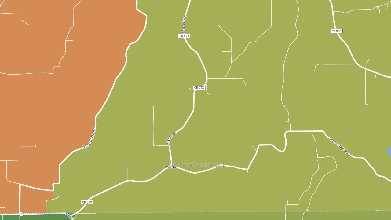 Wood, IA Map of Drug-Related Crime Rates
