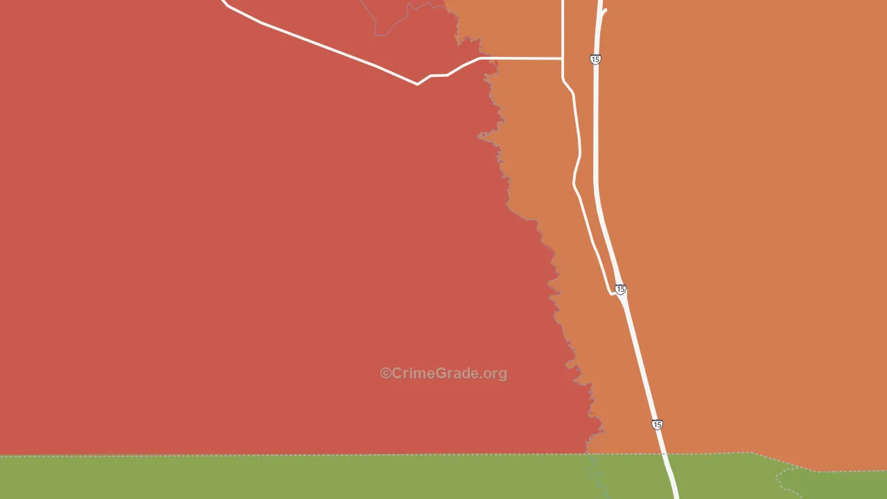 Woodruff, ID Map of Drug-Related Crime Rates