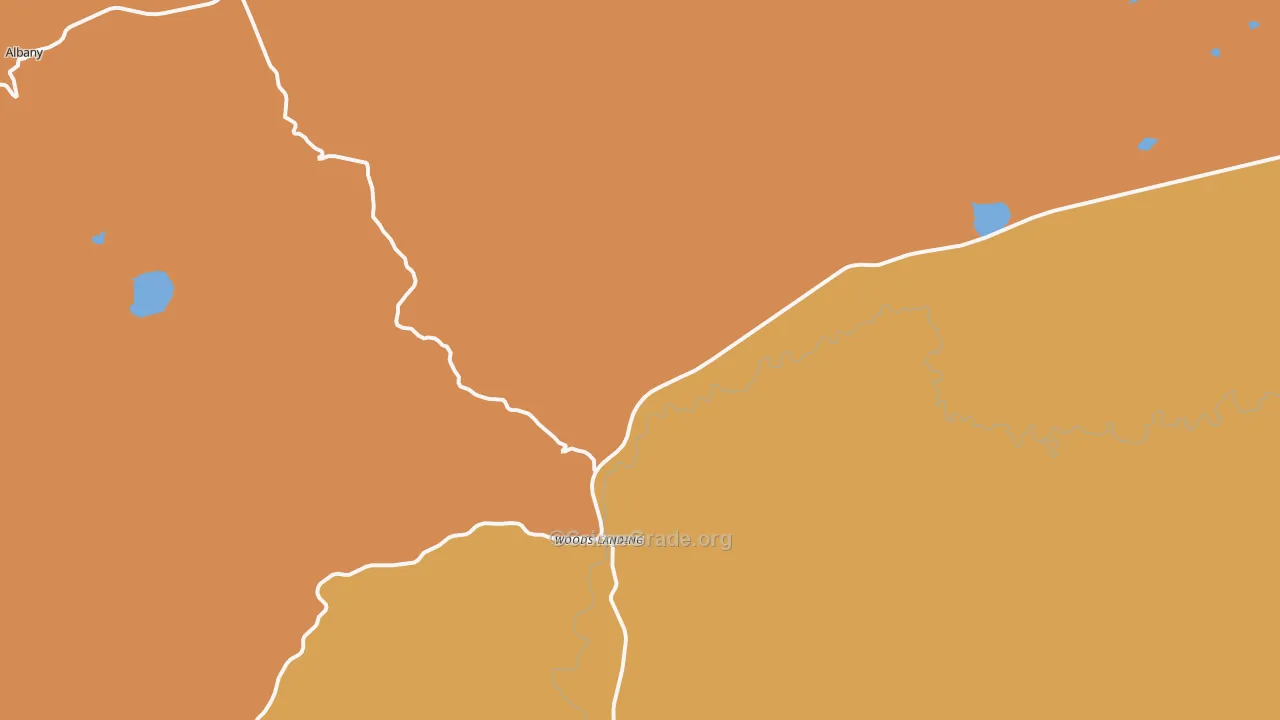 Woods Landing, WY Map of Drug-Related Crime Rates