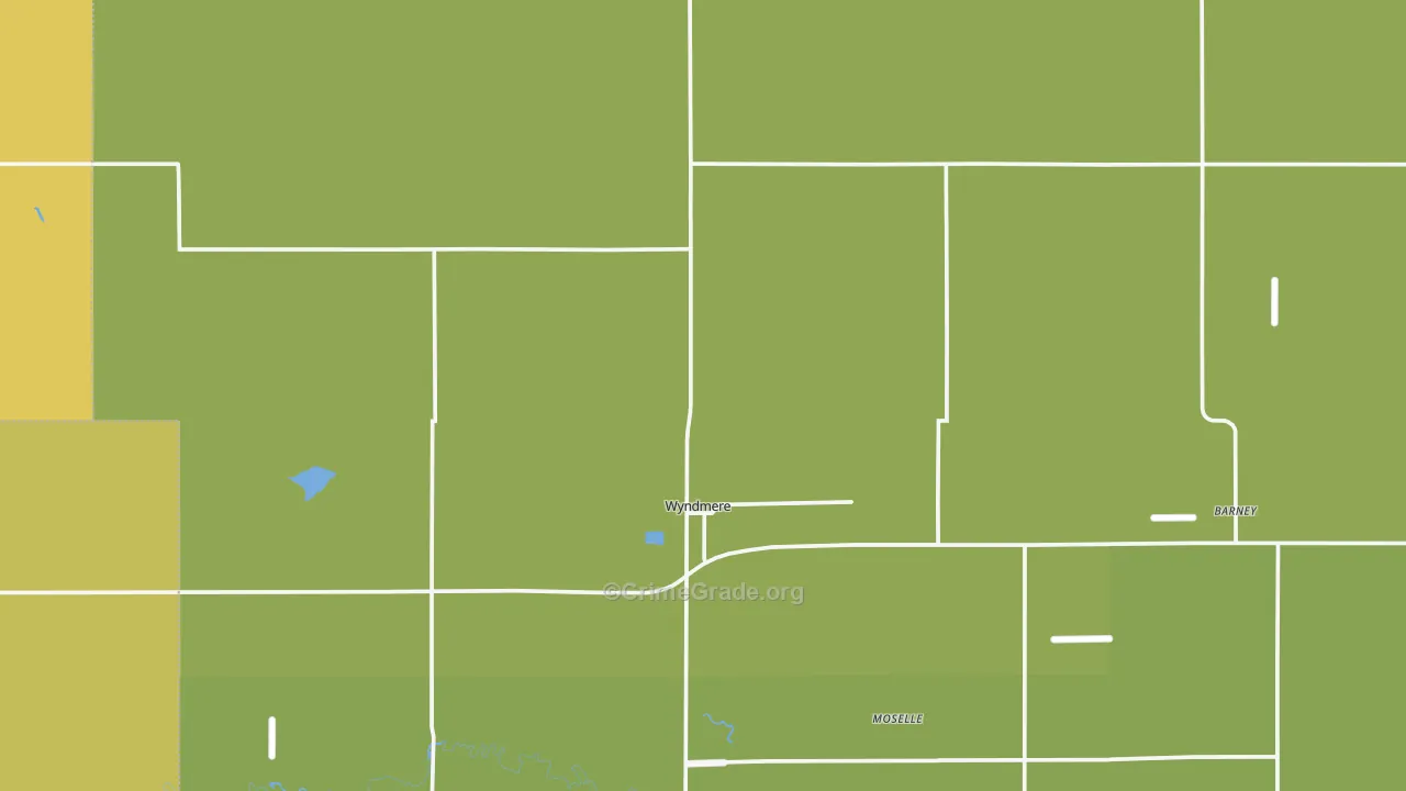 Wyndmere, ND Map of Drug-Related Crime Rates