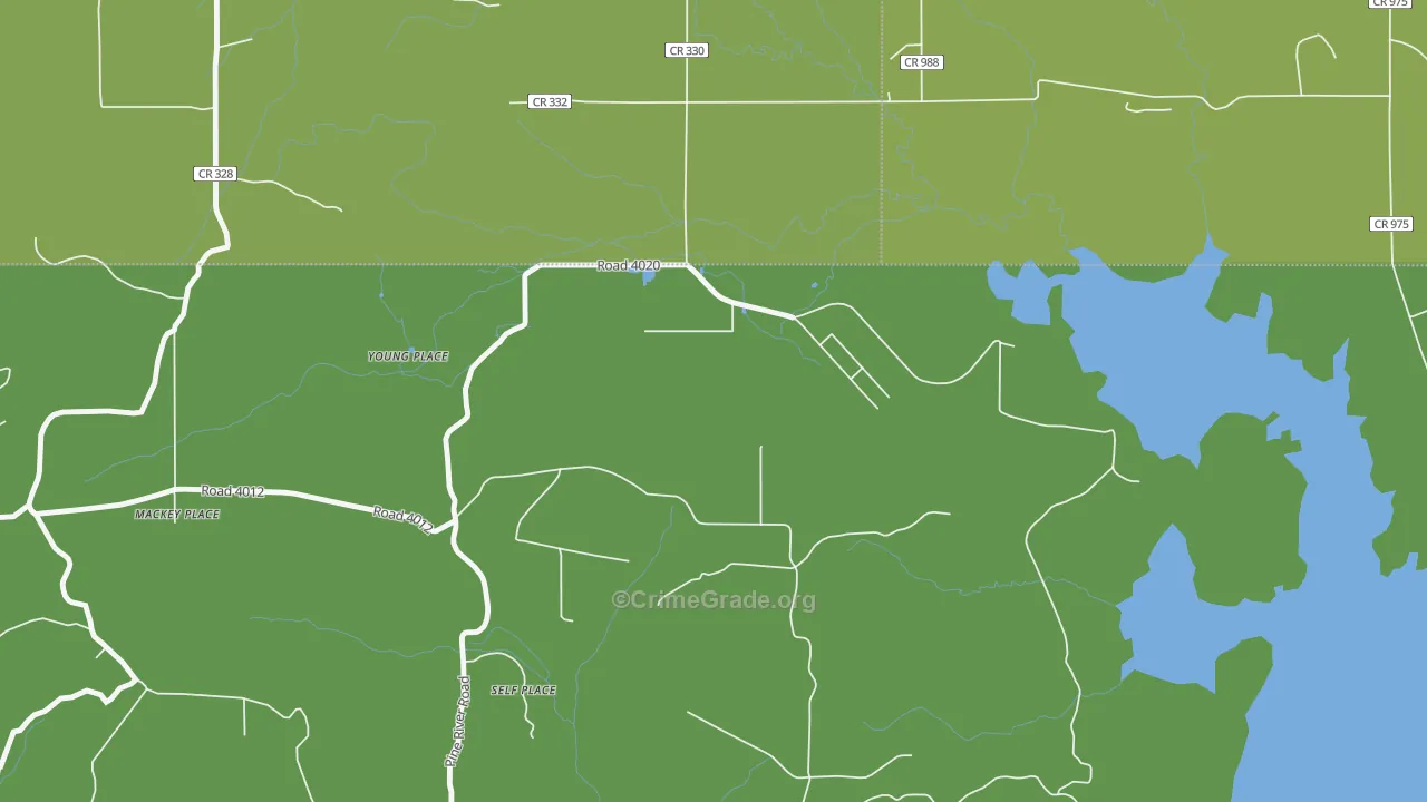Young Place, NM Map of Drug-Related Crime Rates