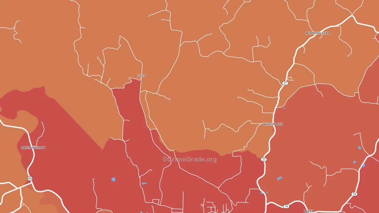 Zack, AR Map of Drug-Related Crime Rates