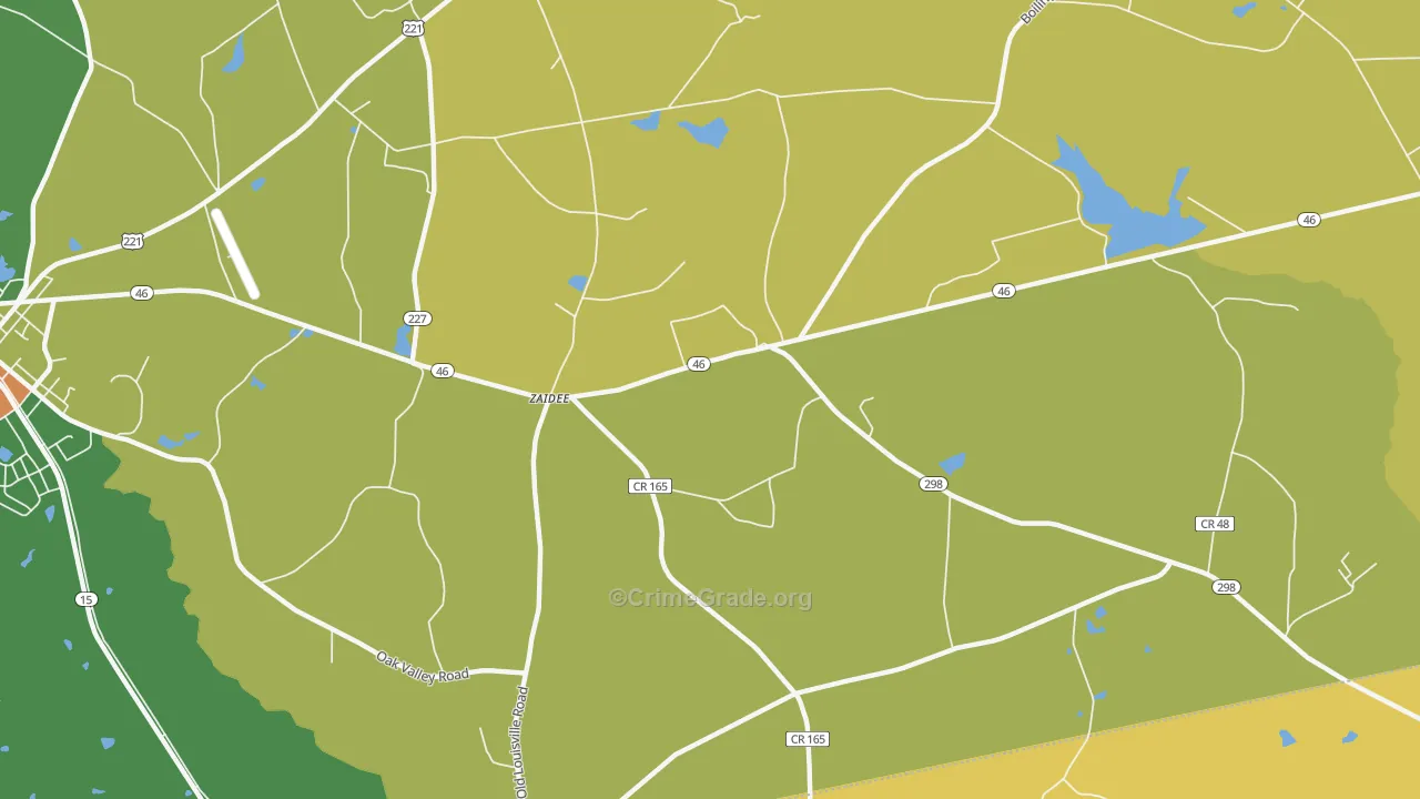Zaidee, GA Map of Drug-Related Crime Rates