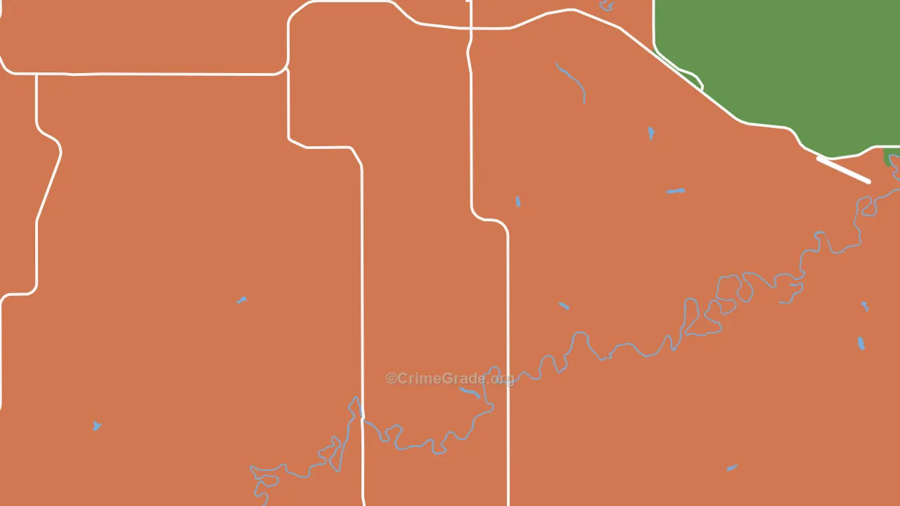 Zap, ND Map of Drug-Related Crime Rates