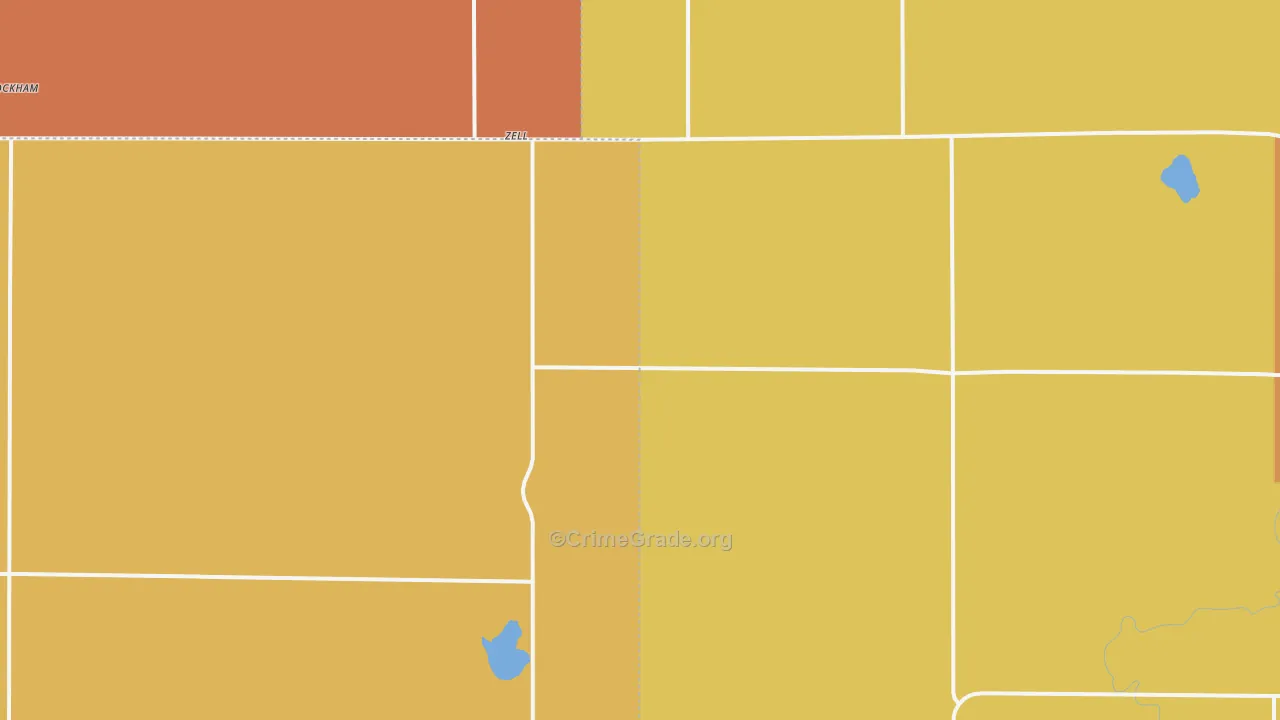 Zell, SD Map of Drug-Related Crime Rates