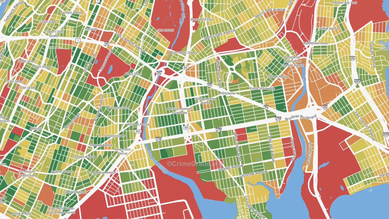 10472, NY Murder Crime Rates and Maps | CrimeGrade.org