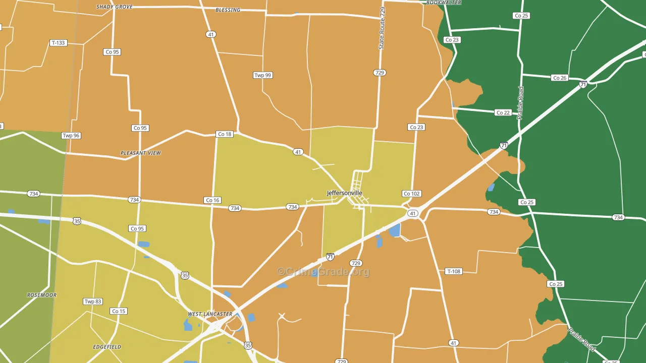 43128, OH Murder Crime Rates and Maps | CrimeGrade.org