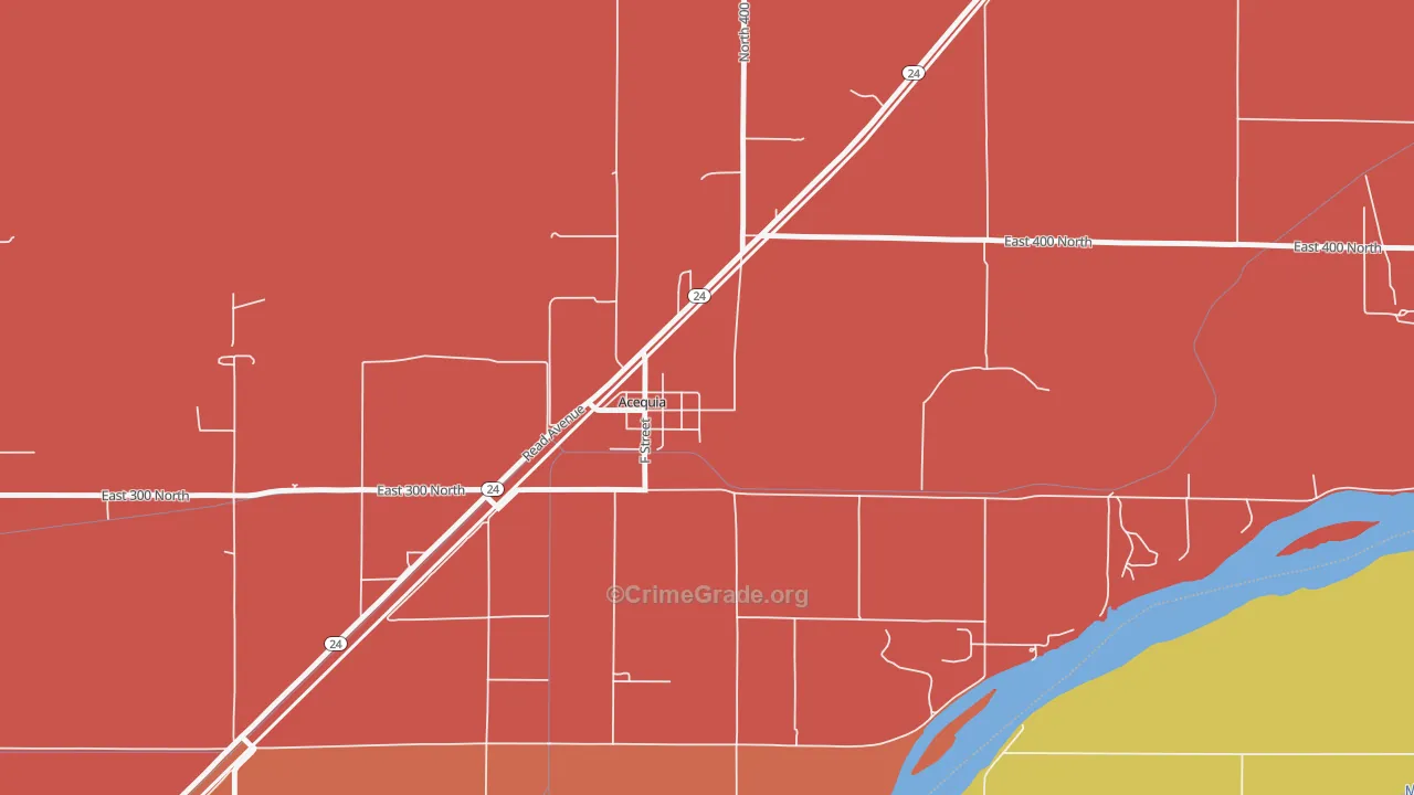 Acequia, ID Map of Murder Rates