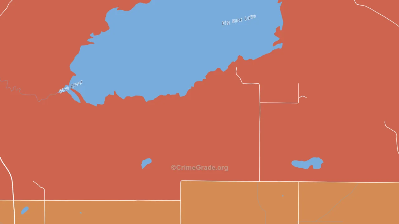Adolph, MN Map of Murder Rates