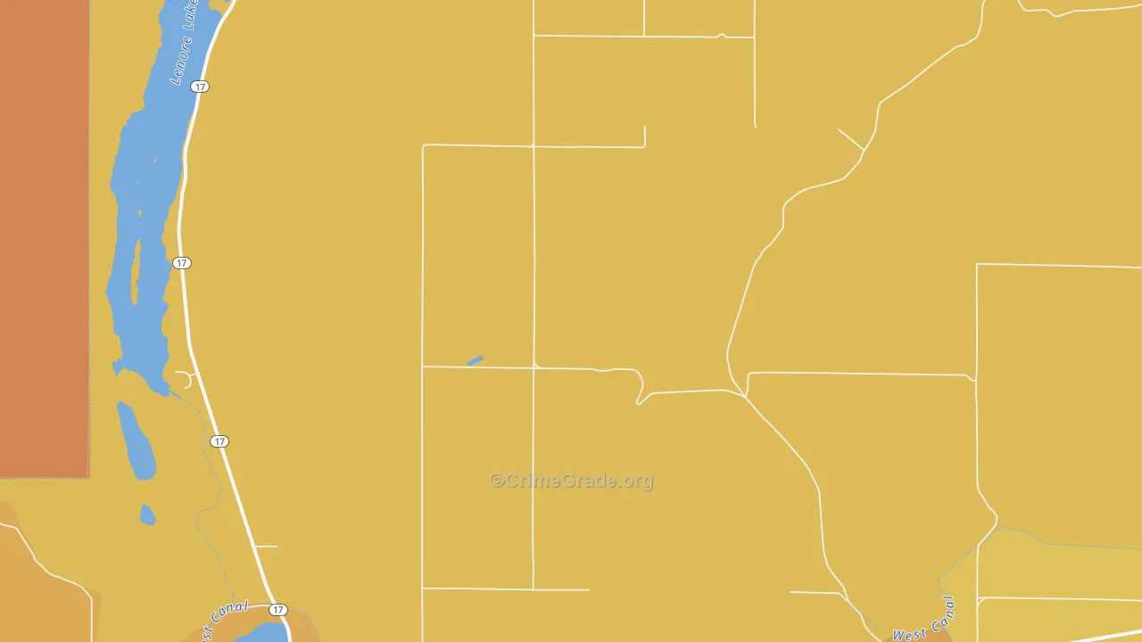Adrian, WA Map of Murder Rates