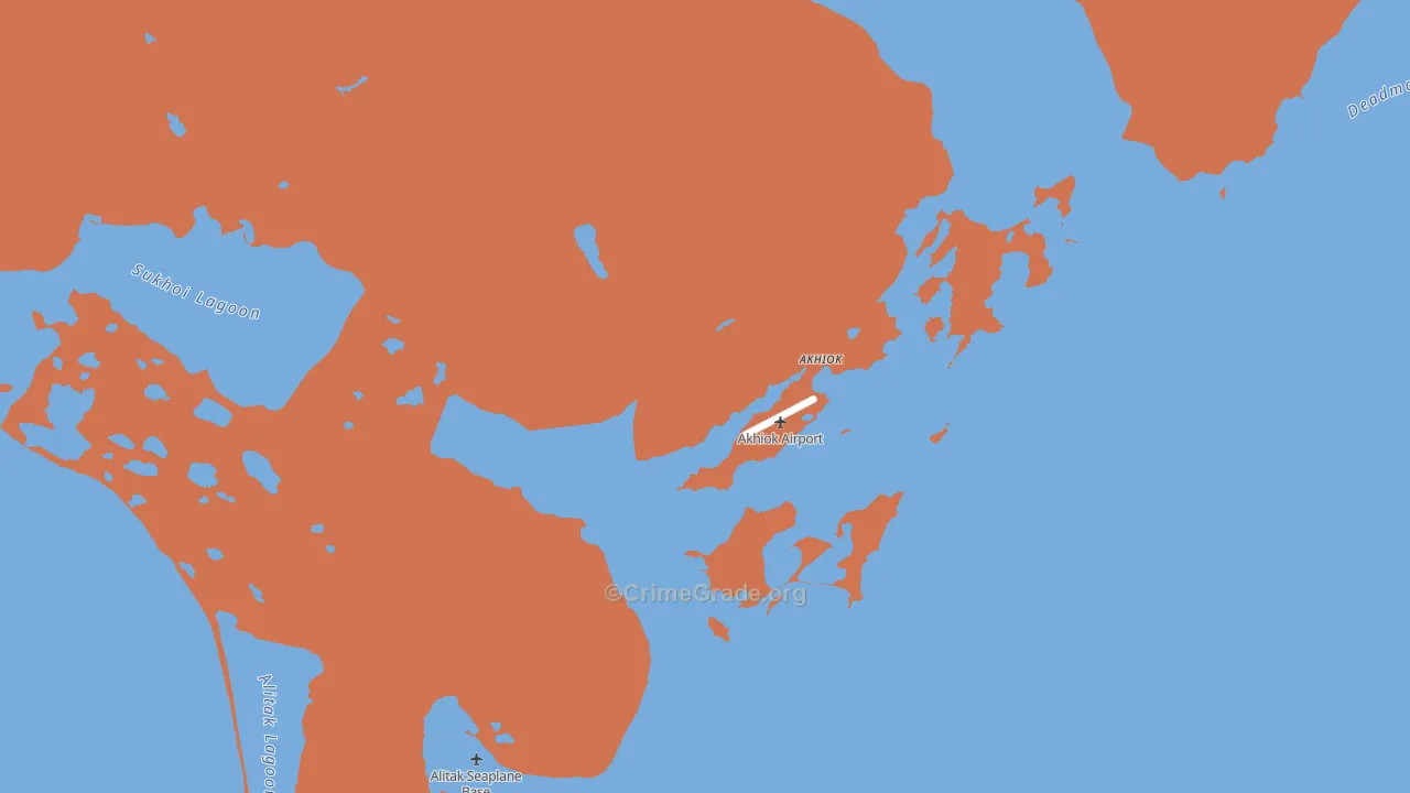 Akhiok, AK Map of Murder Rates