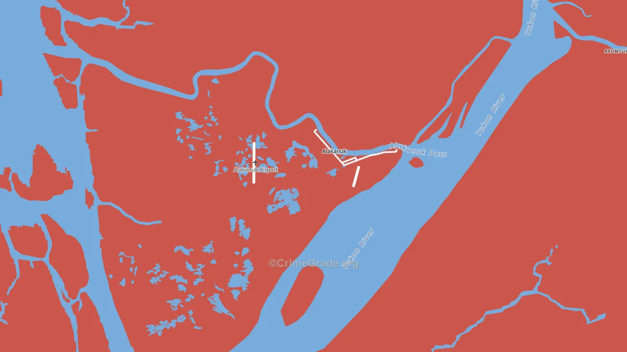 Alakanuk, AK Map of Murder Rates