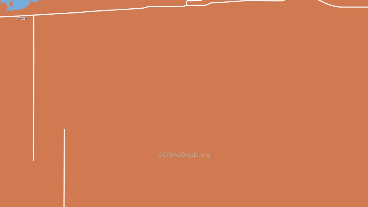 Alamo, ND Map of Murder Rates