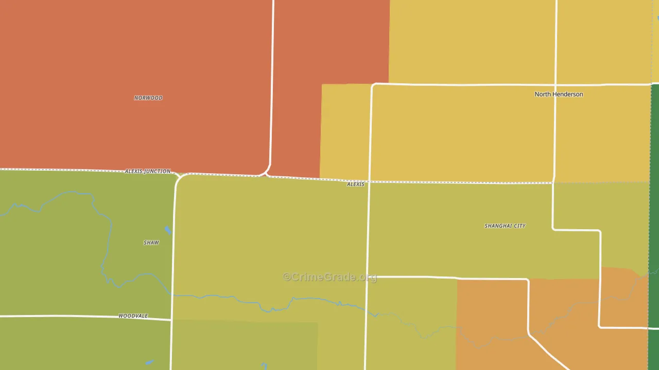 Alexis, IL Map of Murder Rates