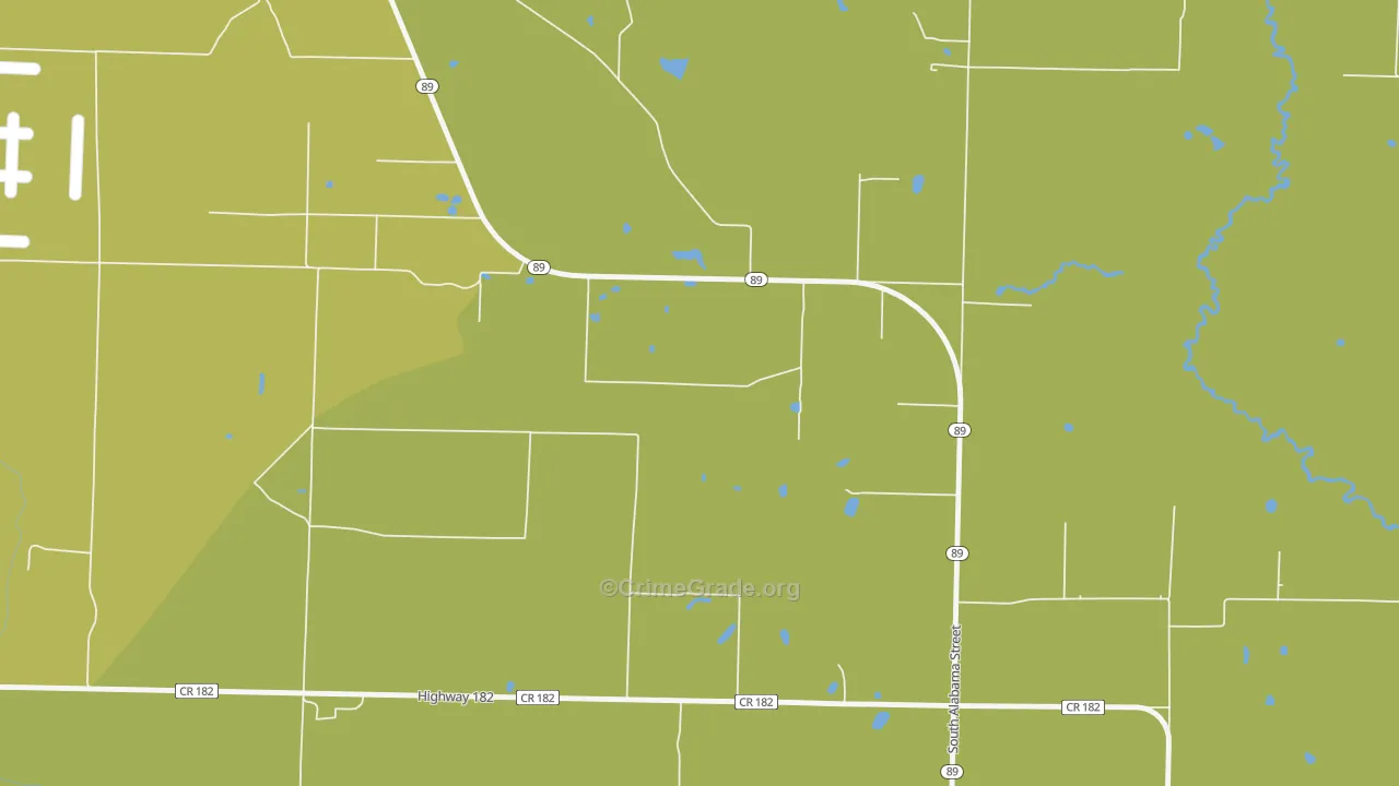 Allentown, FL Map of Murder Rates
