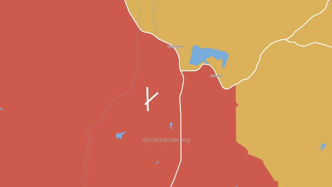 Altamont, WY Map of Murder Rates