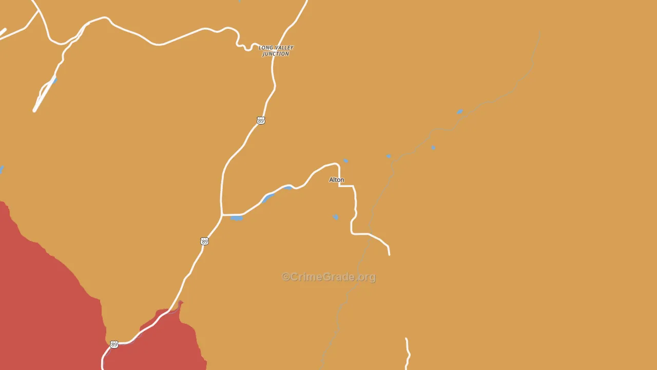 Alton, UT Map of Murder Rates