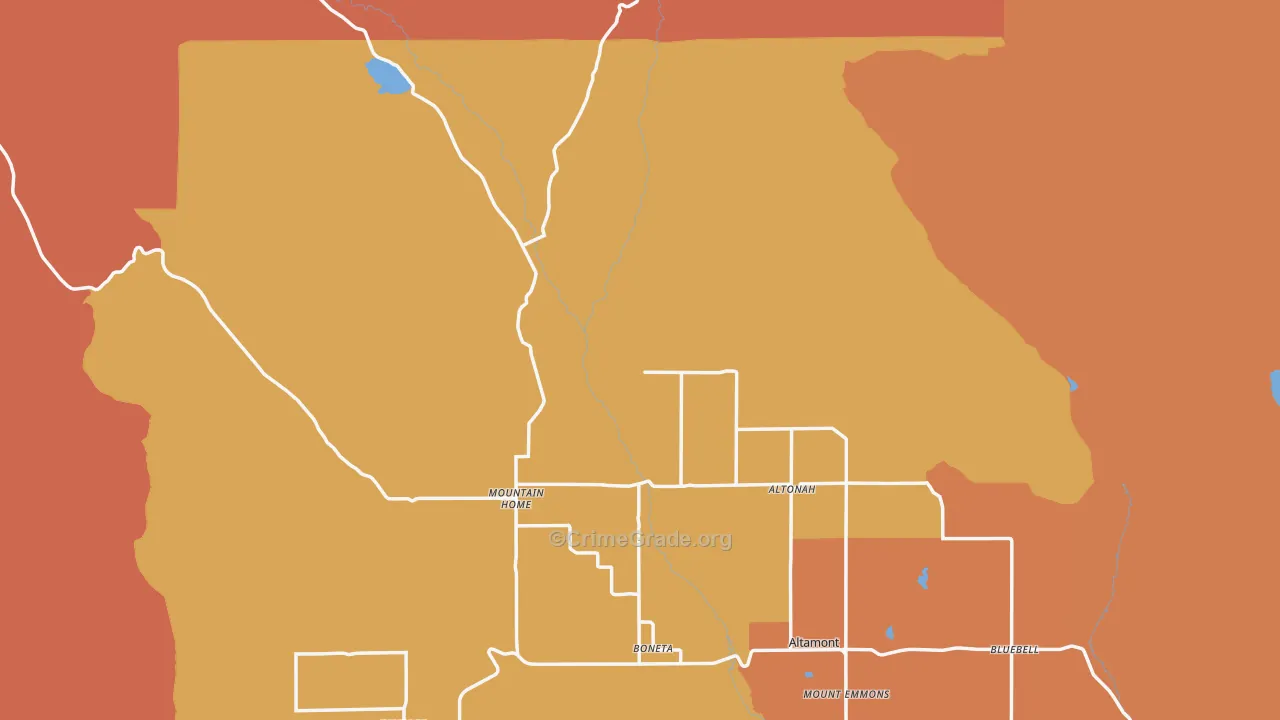 Altonah, UT Map of Murder Rates