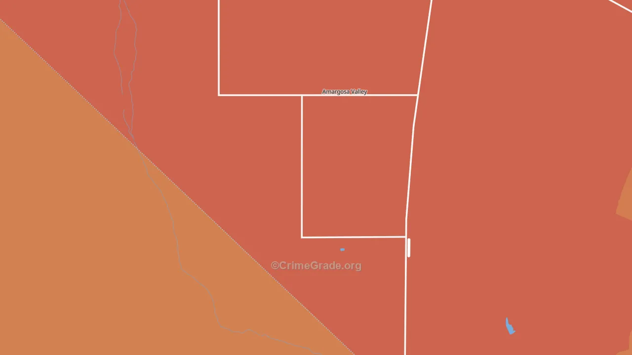 Amargosa Valley, NV Map of Murder Rates