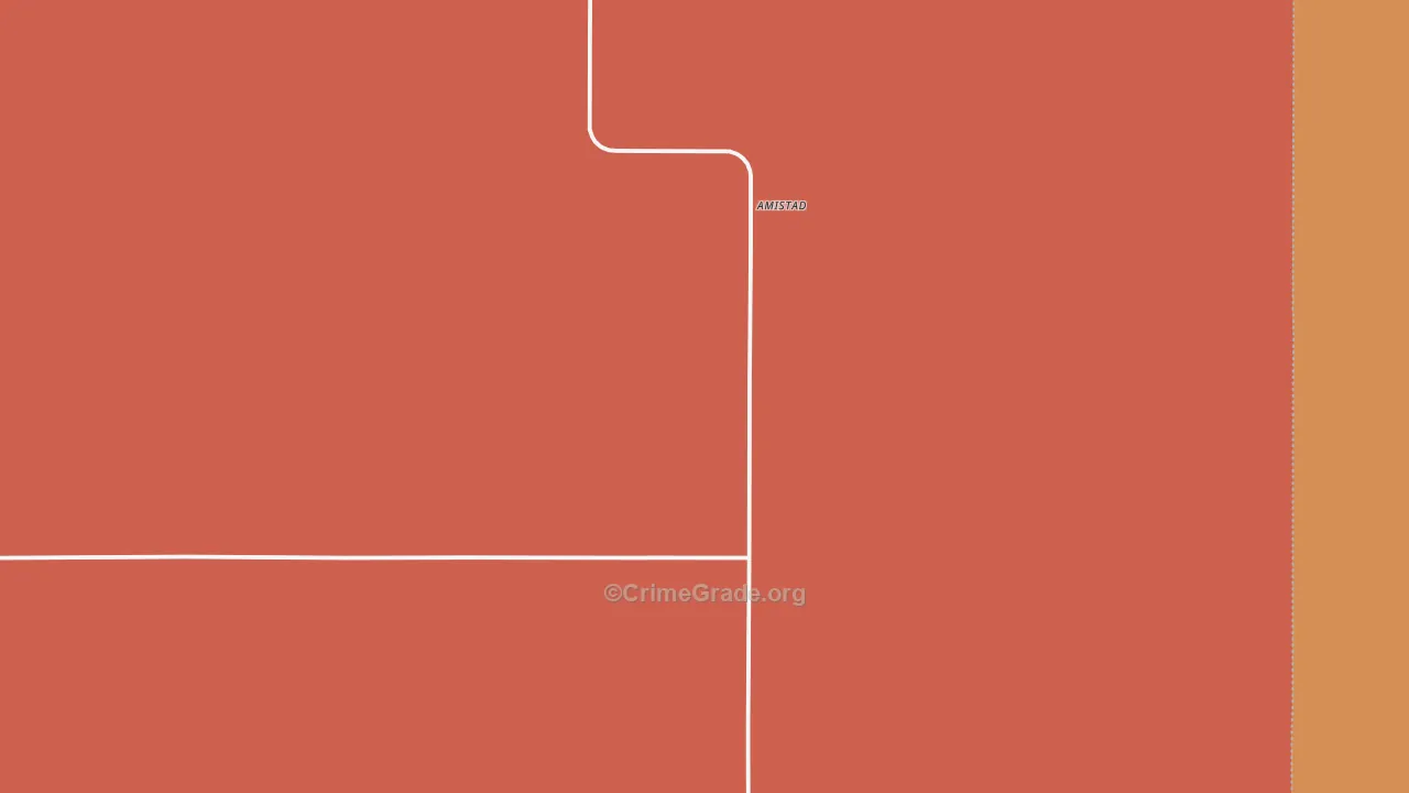 Amistad, NM Map of Murder Rates